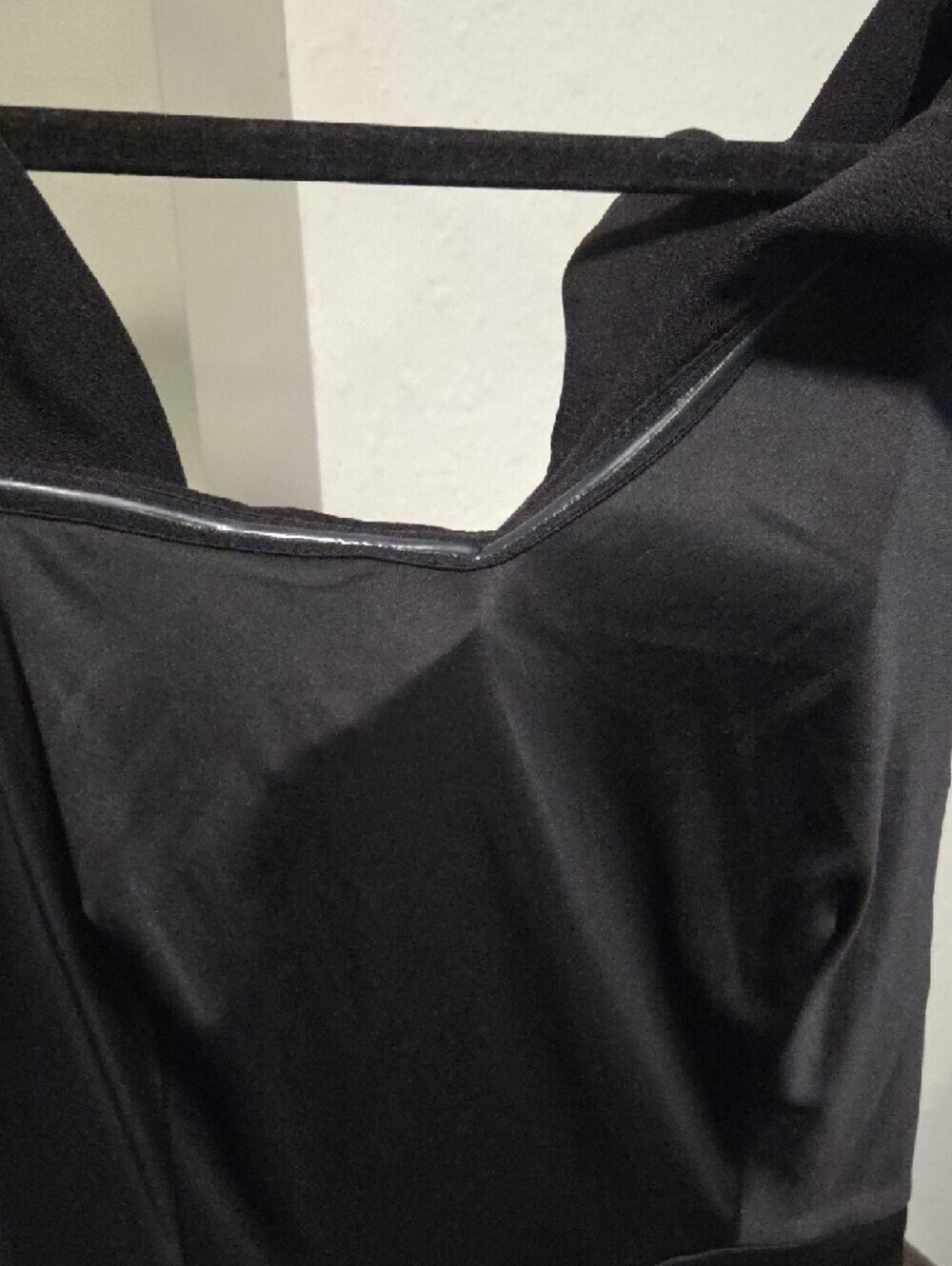 Express Black Ruffle-Trim Mini Dress - Picture 8 of 8